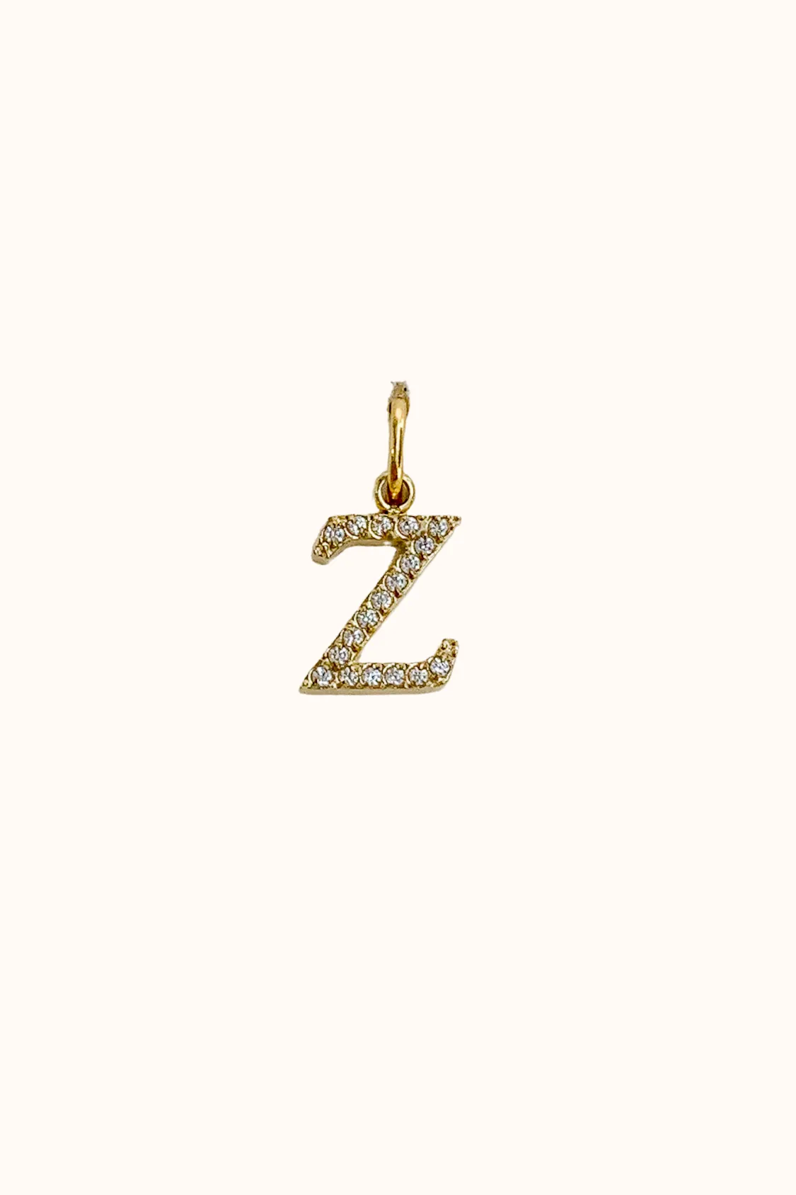 Cubic Initial Charm (Stainless Steel)