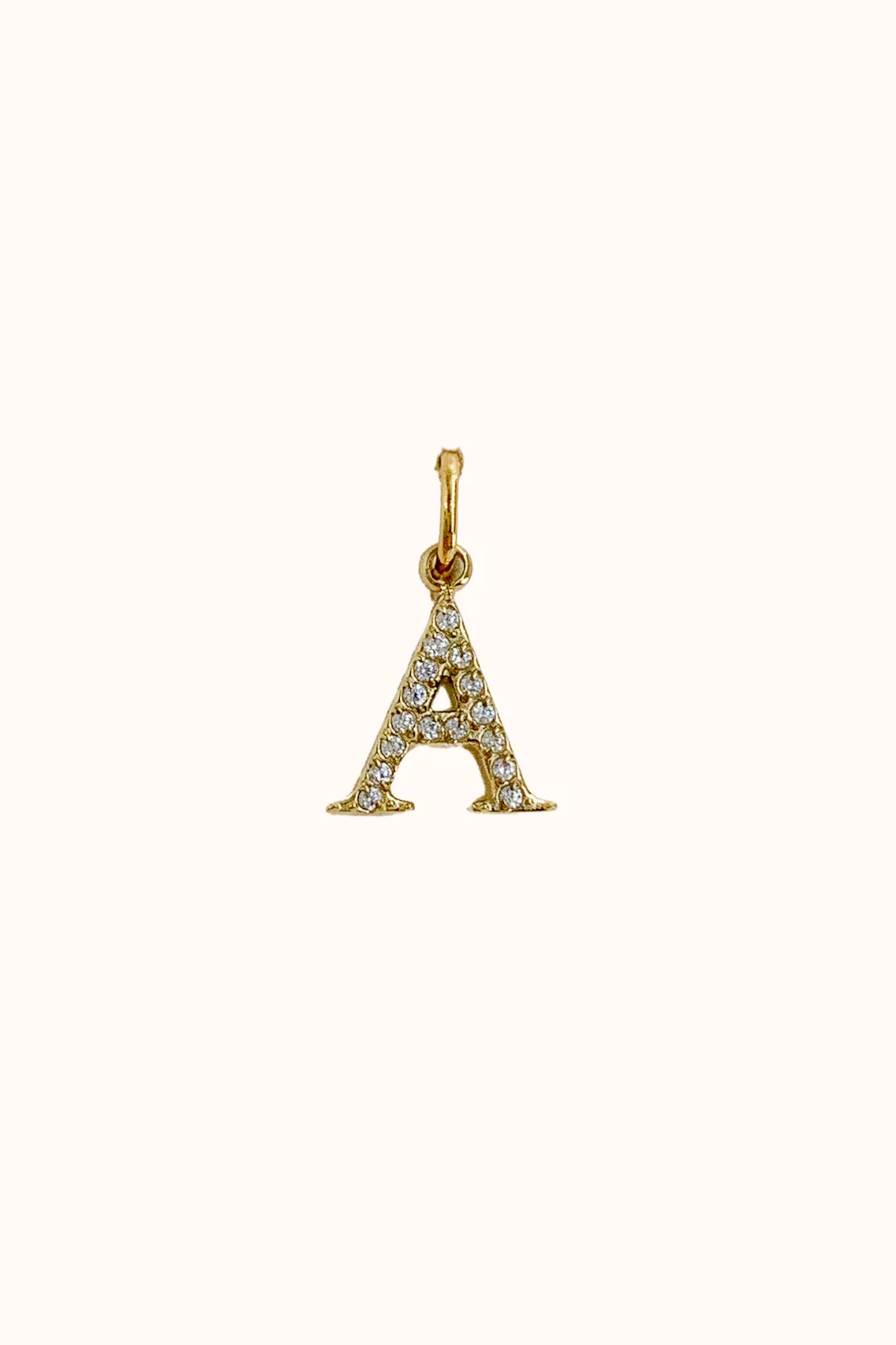 Cubic Initial Charm (Stainless Steel)