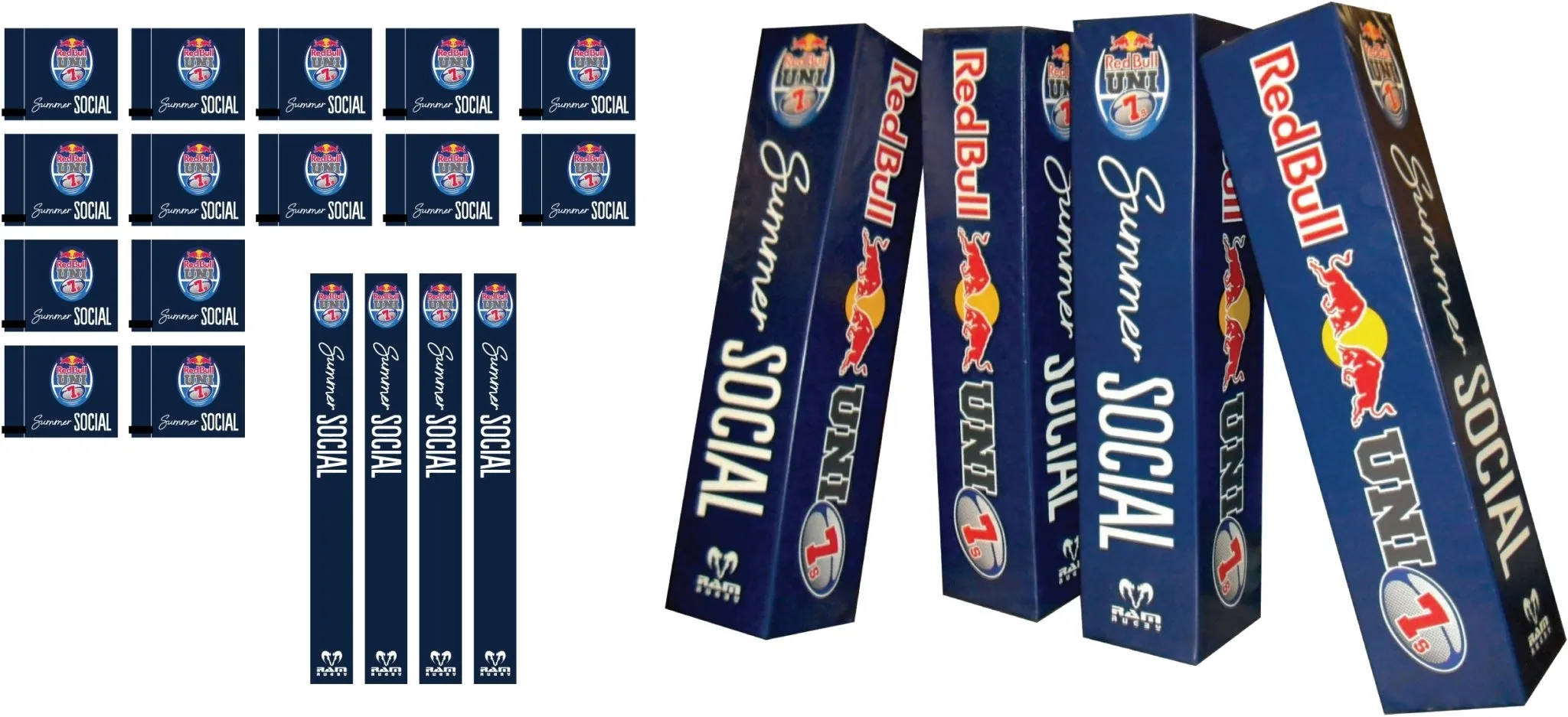 Custom Post Protectors, Pole Protectors and Rigid Flags Bundle - Digitally Printed