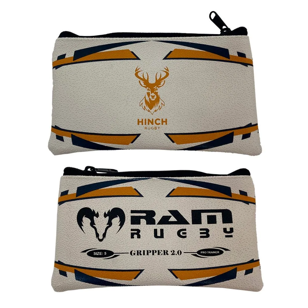 Custom Rugby Ball Pencil Case - 14 week delivery