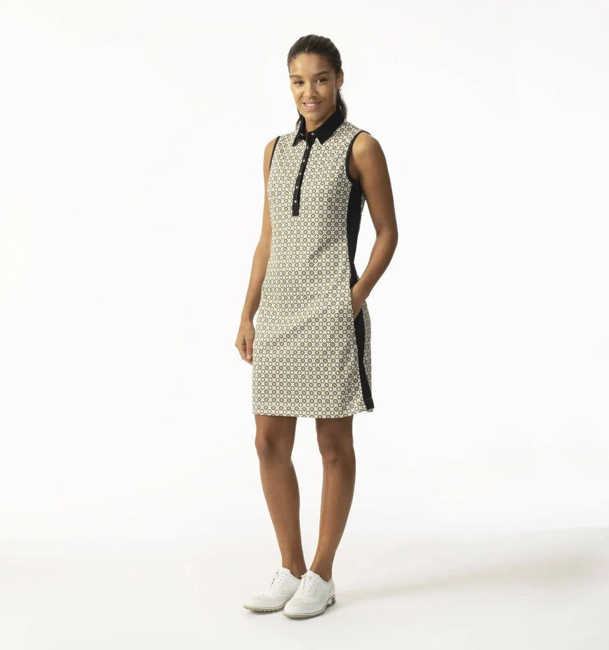 Daily Sports Womens Orion Sandy Beige Sleeveless Dress - ORION