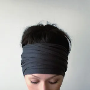 DARK GRAY Head Scarf