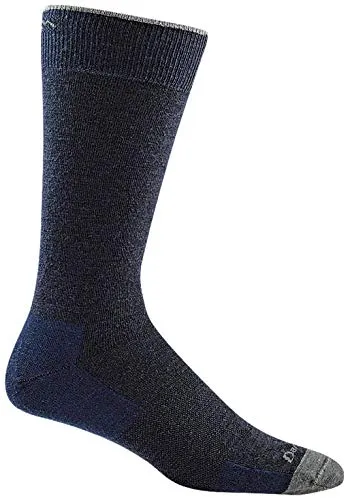 Darn Tough Mens 6032 Solid Crew Lightweight Merino Wool Socks