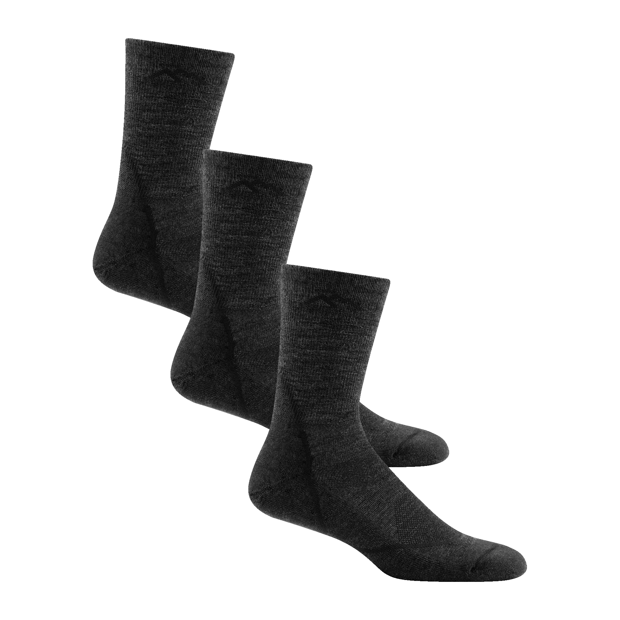 Darn Tough Mens Light Hiker Micro Crew Lightweight 3-Pack Socks