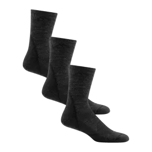 Darn Tough Mens Light Hiker Micro Crew Lightweight 3-Pack Socks