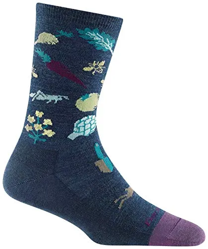 Darn Tough Womens 6054 Farmer's Market Crew Lightweight Merino Wool Socks