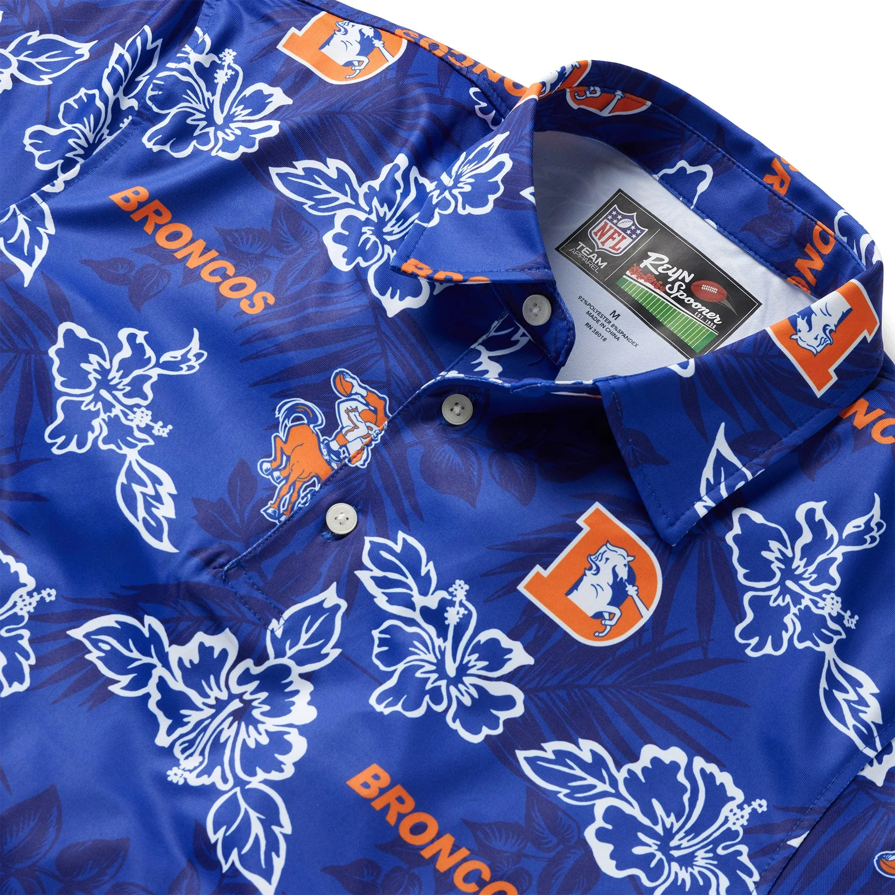 DENVER BRONCOS THROWBACK PERFORMANCE POLO