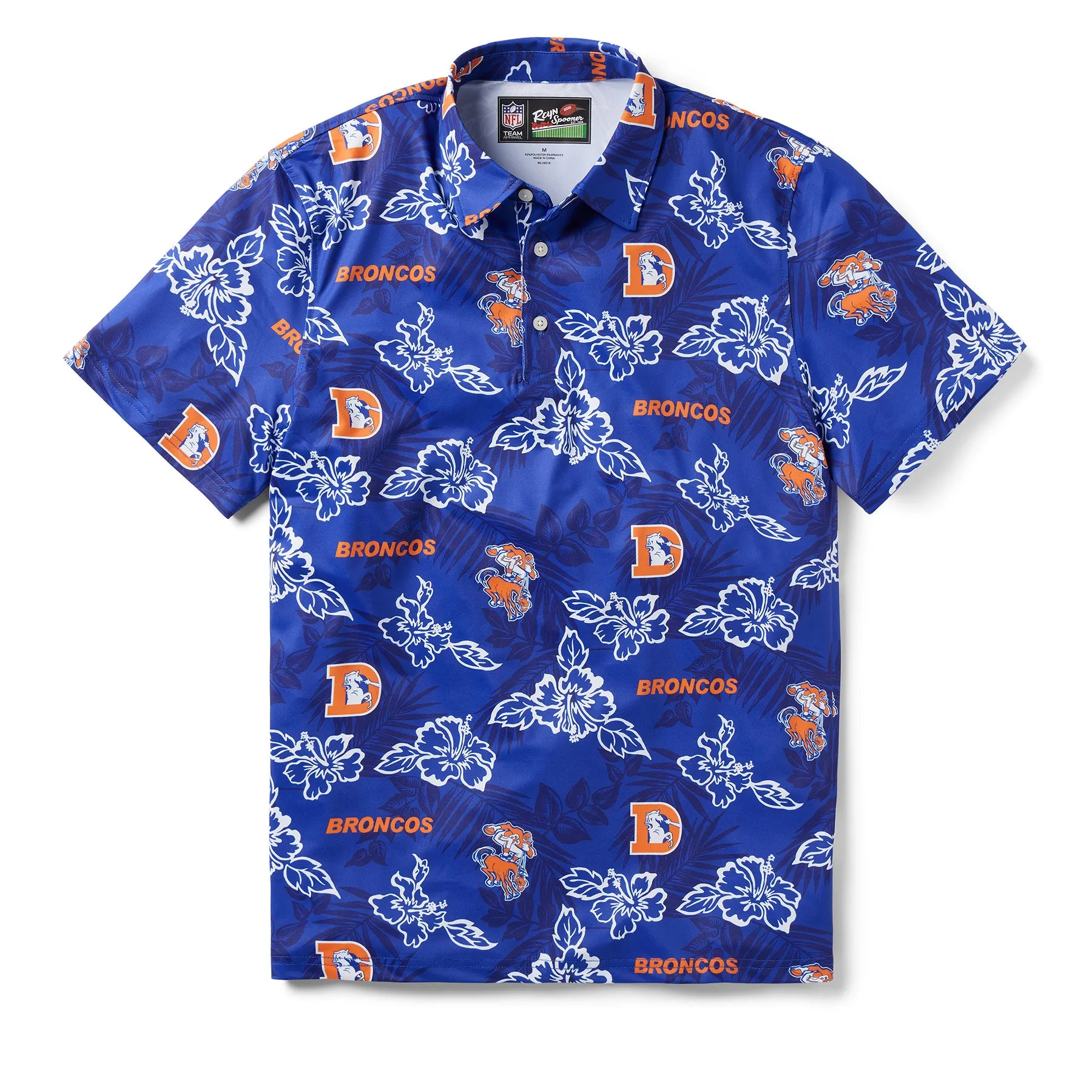 DENVER BRONCOS THROWBACK PERFORMANCE POLO