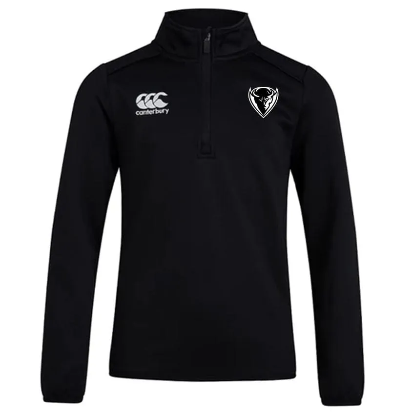 DePaul University Club 1/4 Zip Mid Layer Training Top by Canterbury