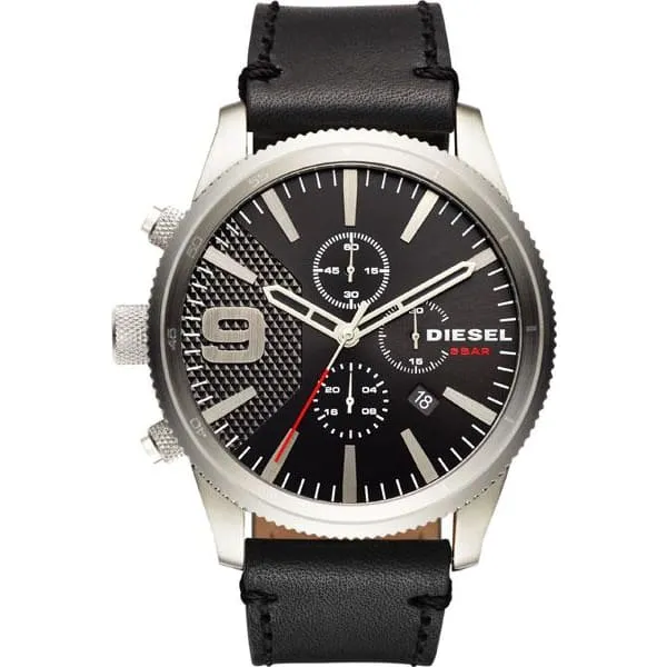 DIESEL Rasp Black Dial Men's Chronograph Watch DZ4444