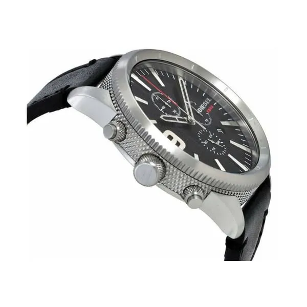 DIESEL Rasp Black Dial Men's Chronograph Watch DZ4444