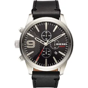 DIESEL Rasp Black Dial Men's Chronograph Watch DZ4444