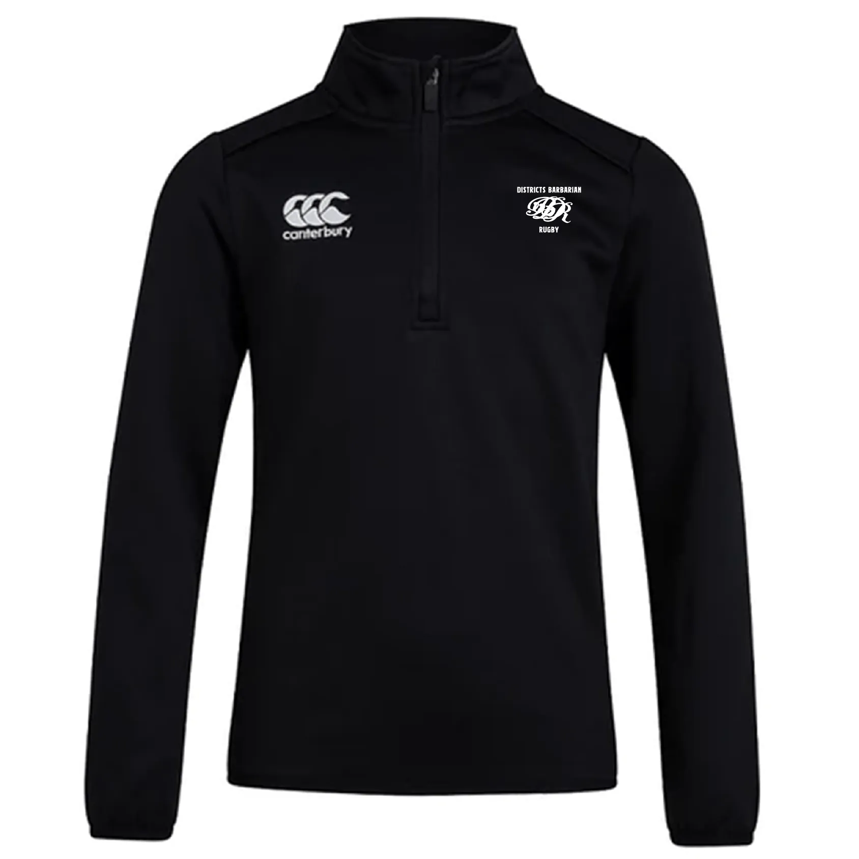 Districts Barbarian RFC Club 1/4 Zip Mid Layer Training Top by Canterbury