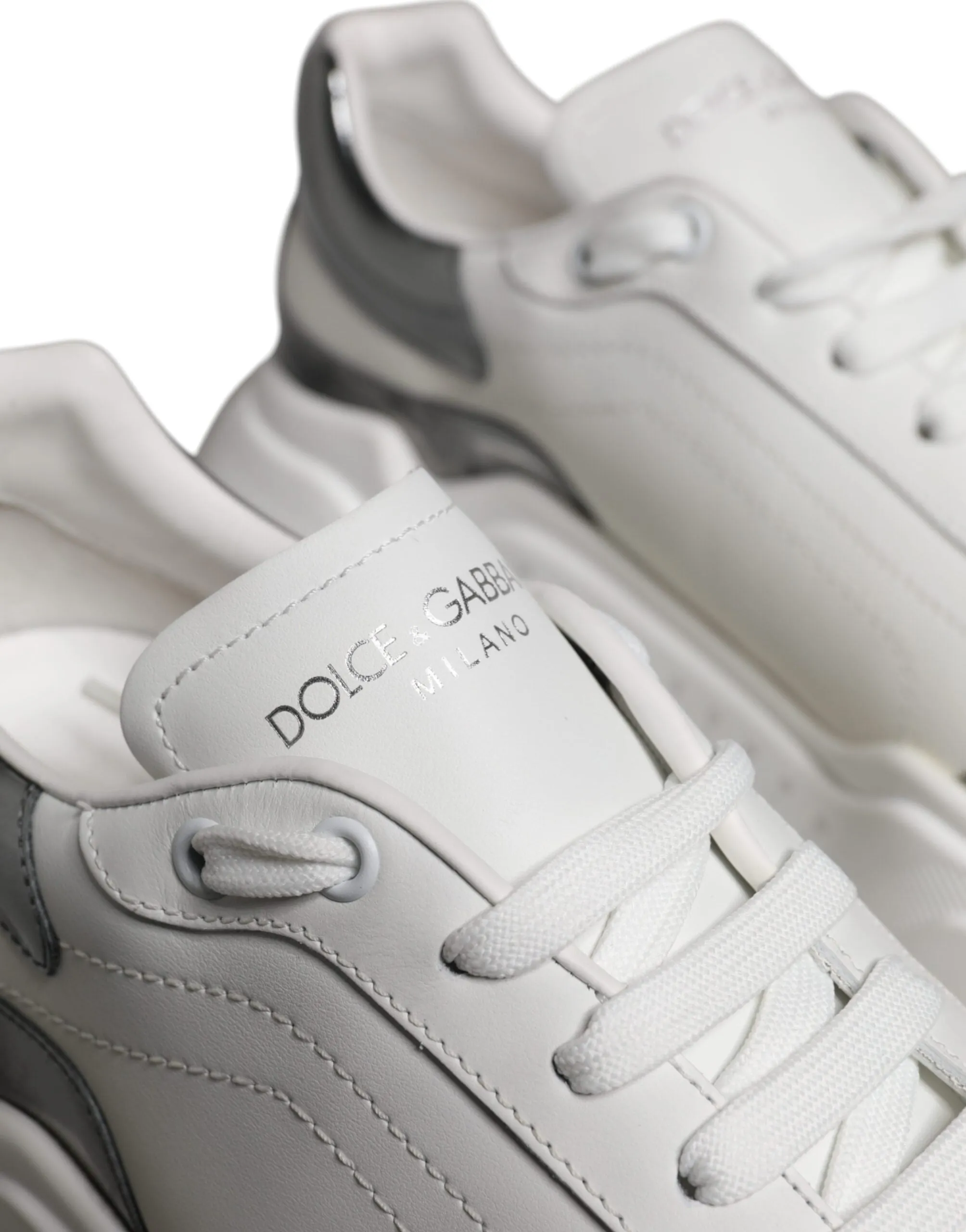 Dolce & Gabbana White Daymaster Low Top Men Sneakers Shoes