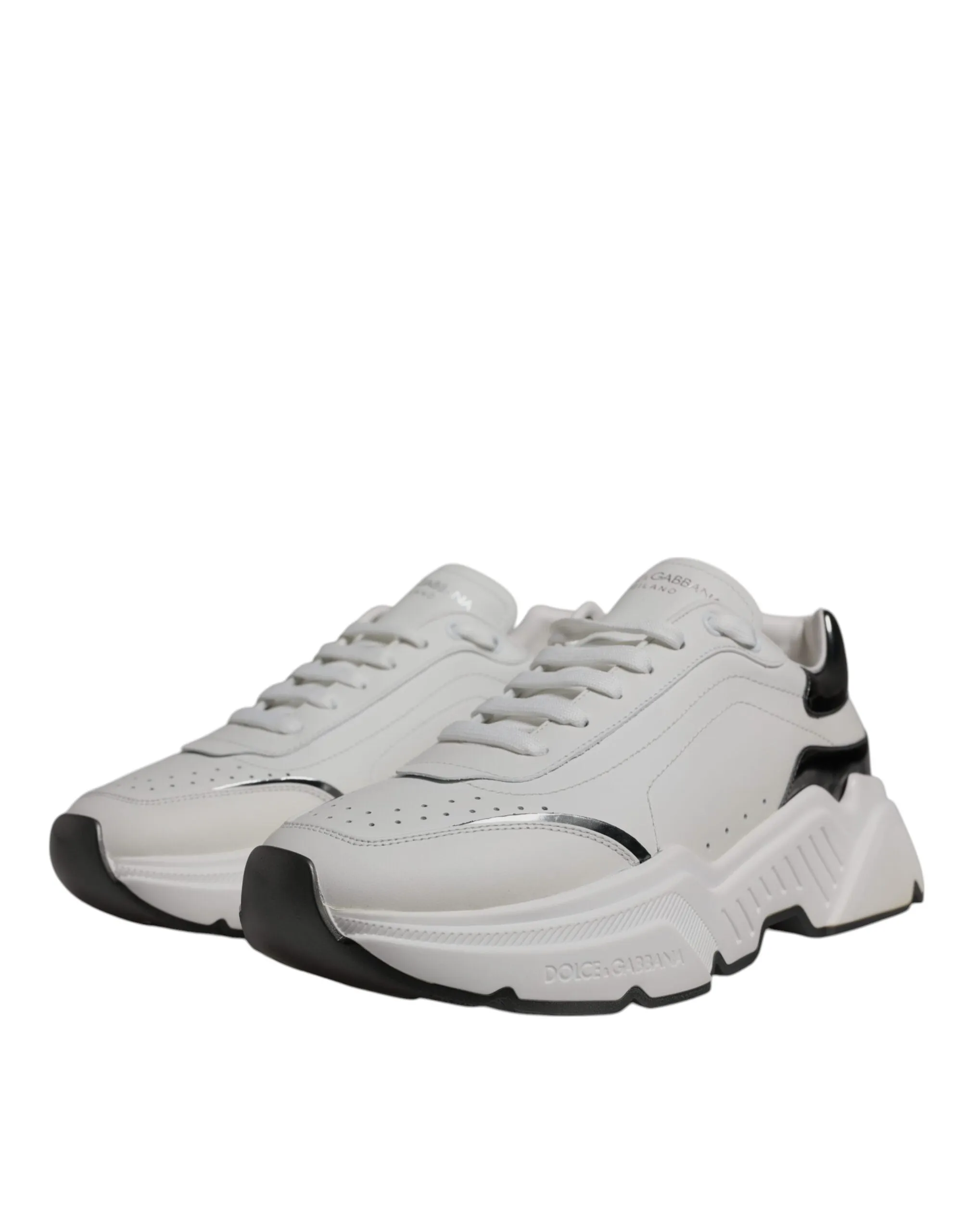 Dolce & Gabbana White Daymaster Low Top Men Sneakers Shoes