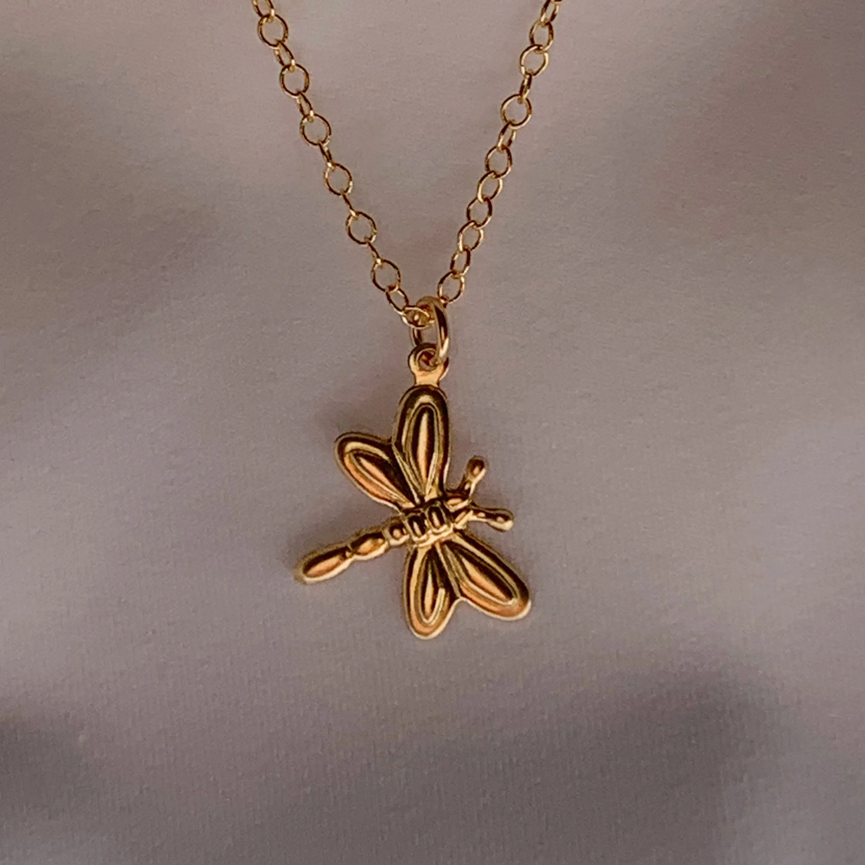 Dragonfly Charm Necklace
