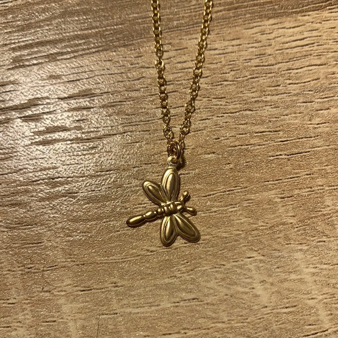 Dragonfly Charm Necklace