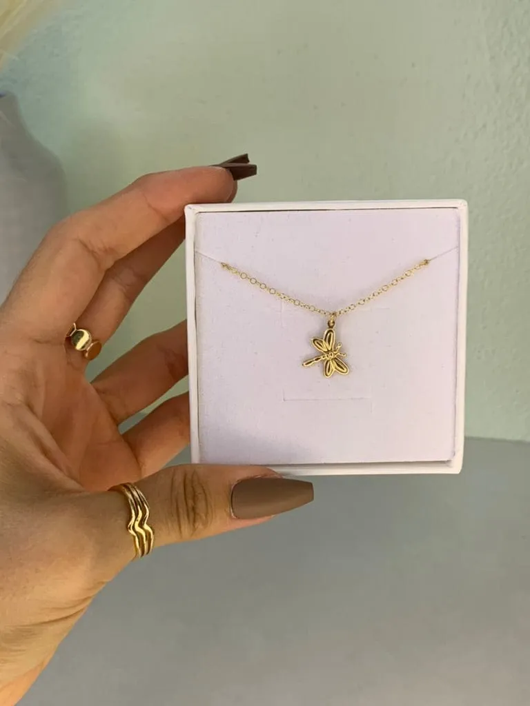 Dragonfly Charm Necklace