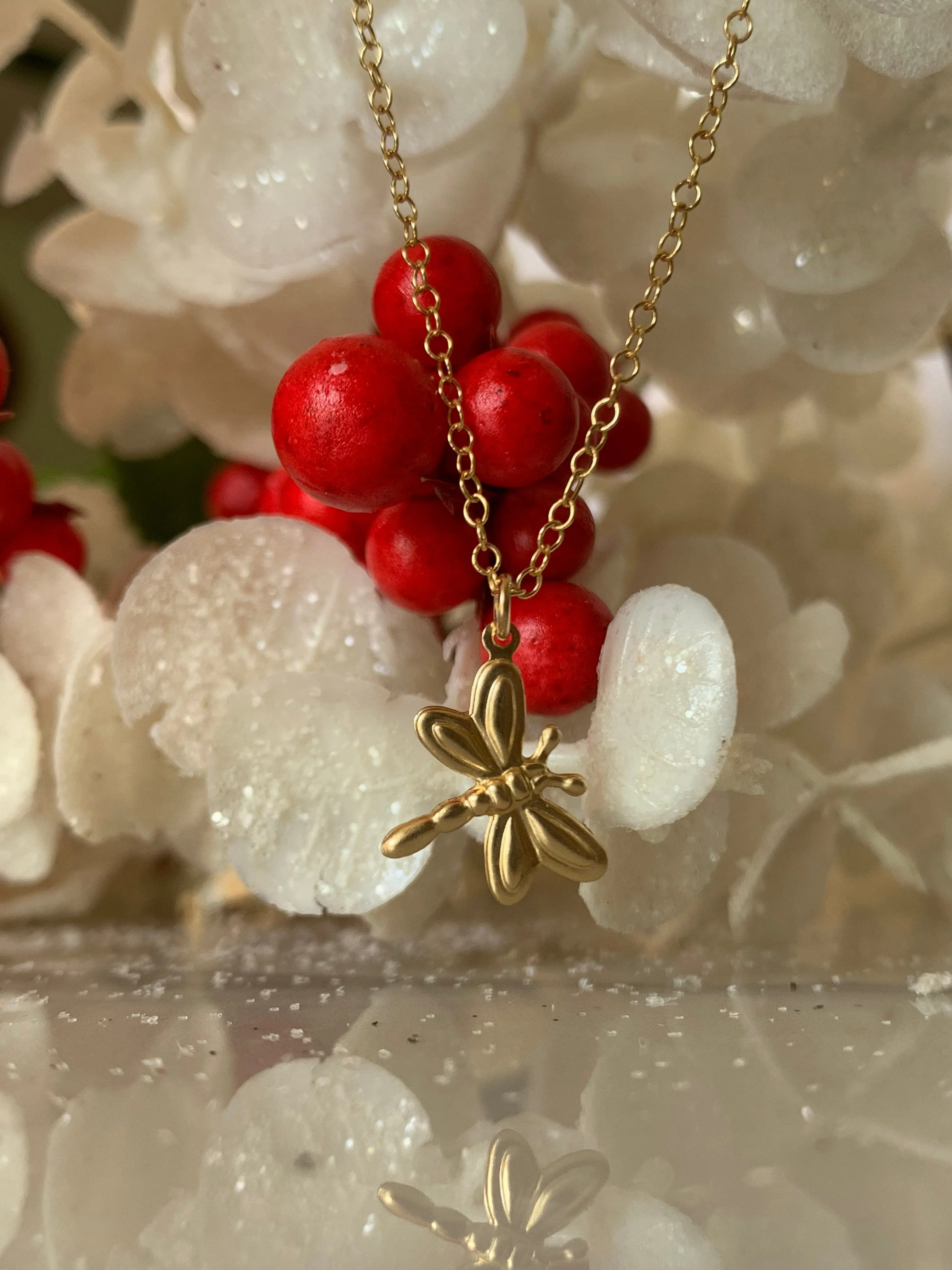 Dragonfly Charm Necklace