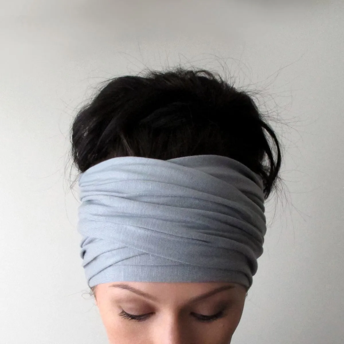 DUSTY BLUE Head Scarf