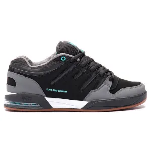DVS Tycho Black/Charcoal/Turquoise Nubuck Shoes
