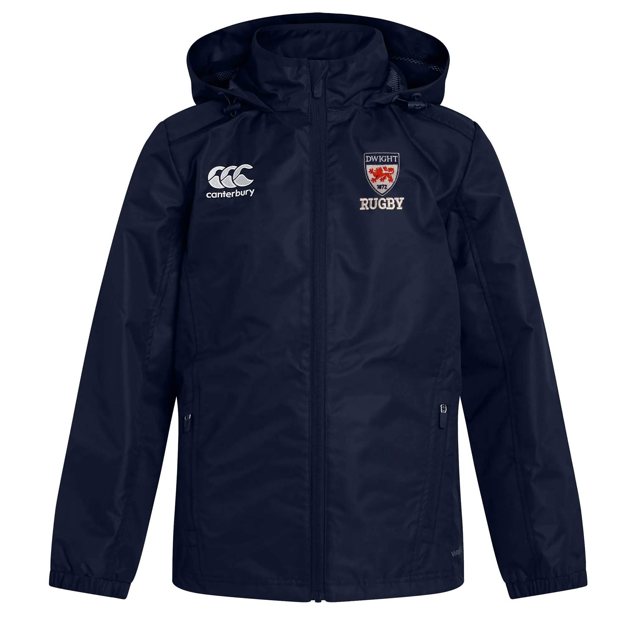 Dwight Rugby Club Vaposhield Full Zip Rain Jacket by Canterbury