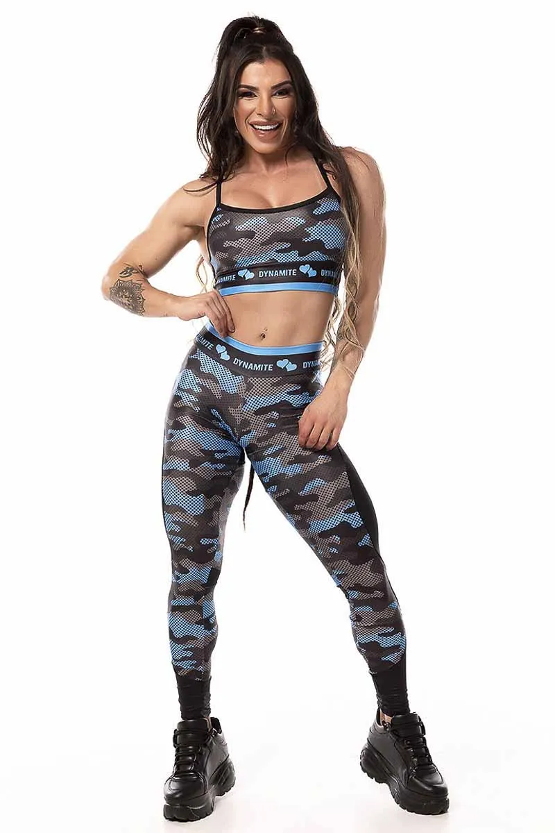Dyna Brazil Blue Camo Legging