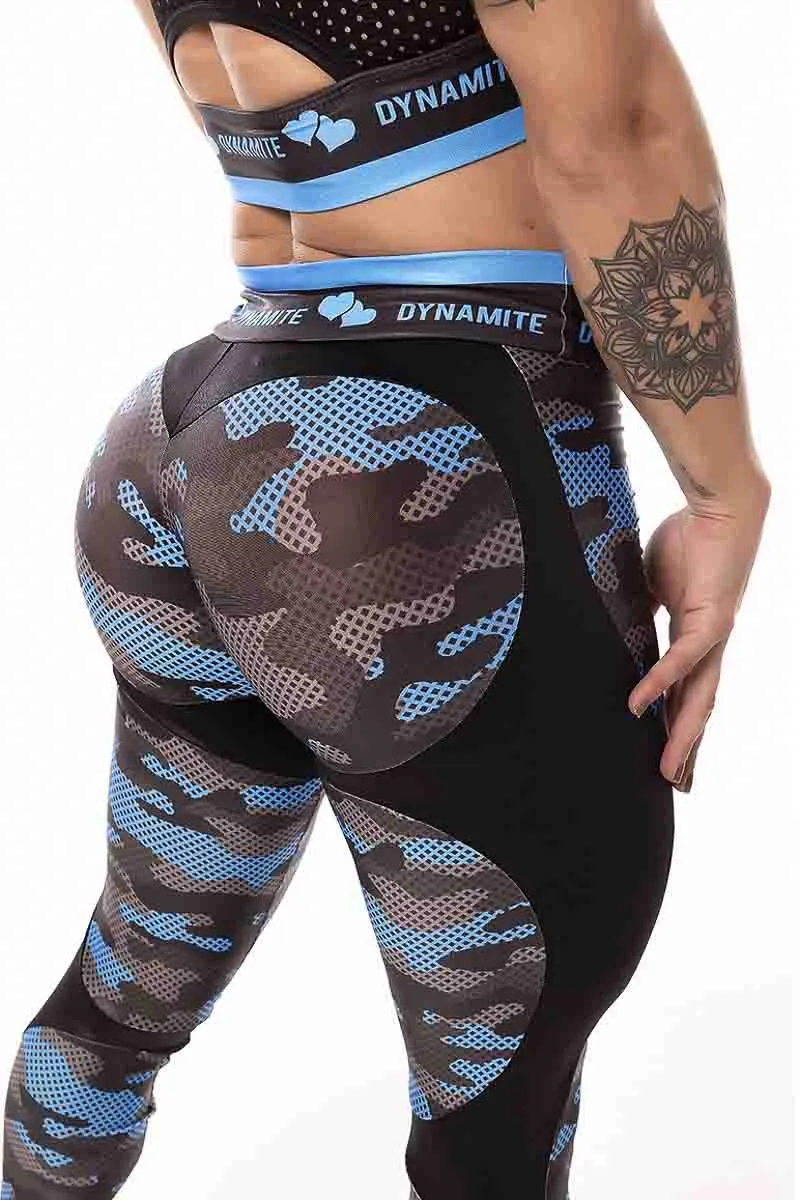 Dyna Brazil Blue Camo Legging