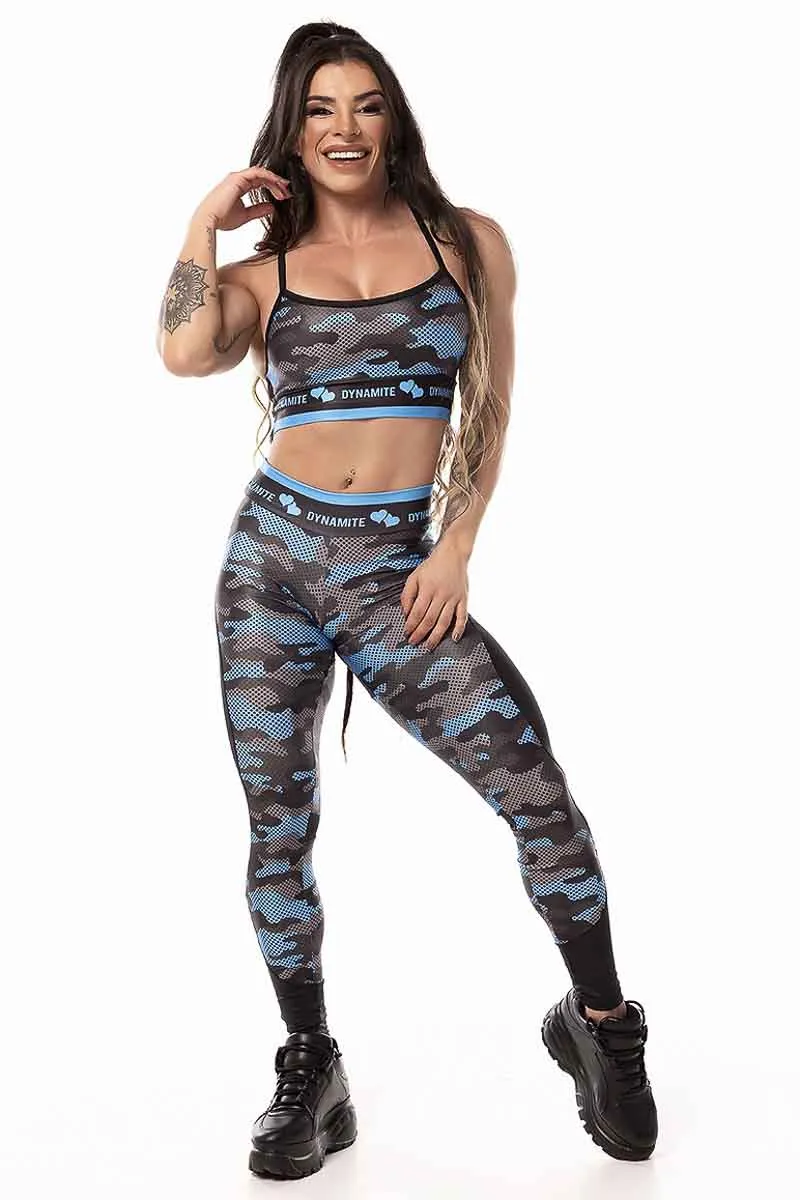 Dyna Brazil Blue Camo Legging