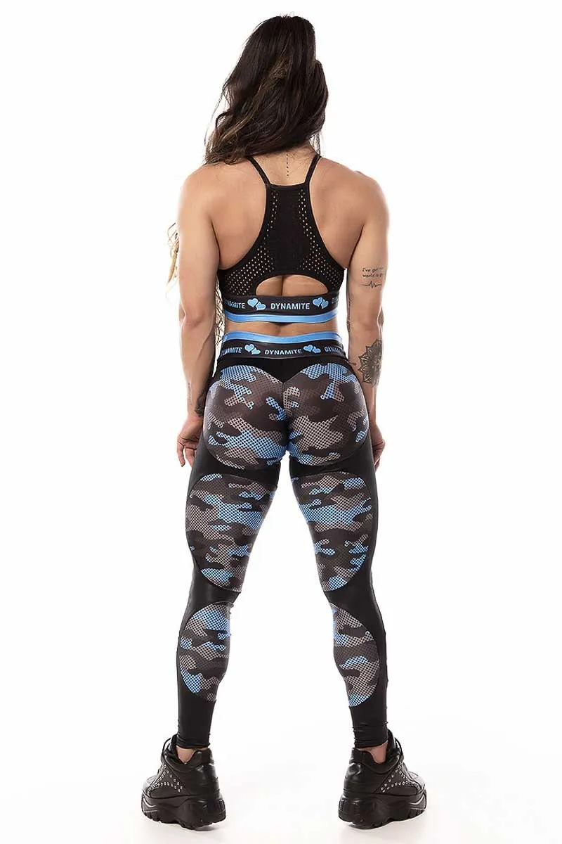 Dyna Brazil Blue Camo Legging