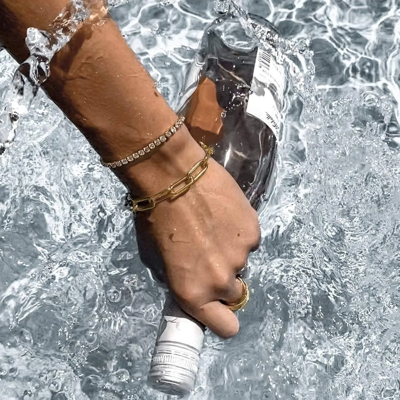 Ellie Vail Water Resistant Jewelry - Carla Paperclip Chain Bracelet