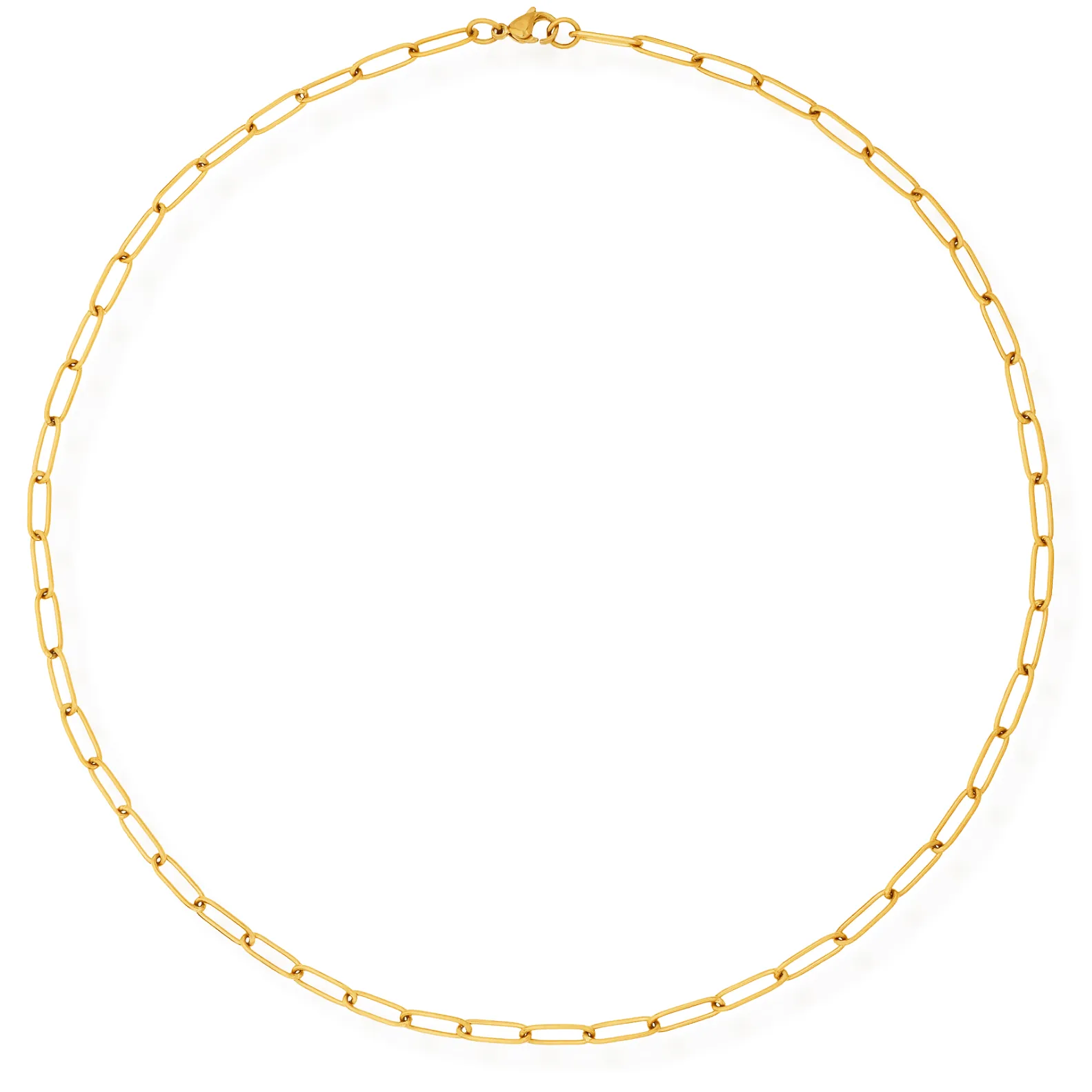 Ellie Vail Water Resistant Jewelry - Jayden Paper Clip Chain Necklace