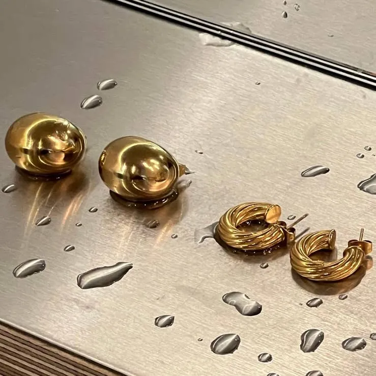 Ellie Vail Water Resistant Jewelry - Kane Dome Drop Earring