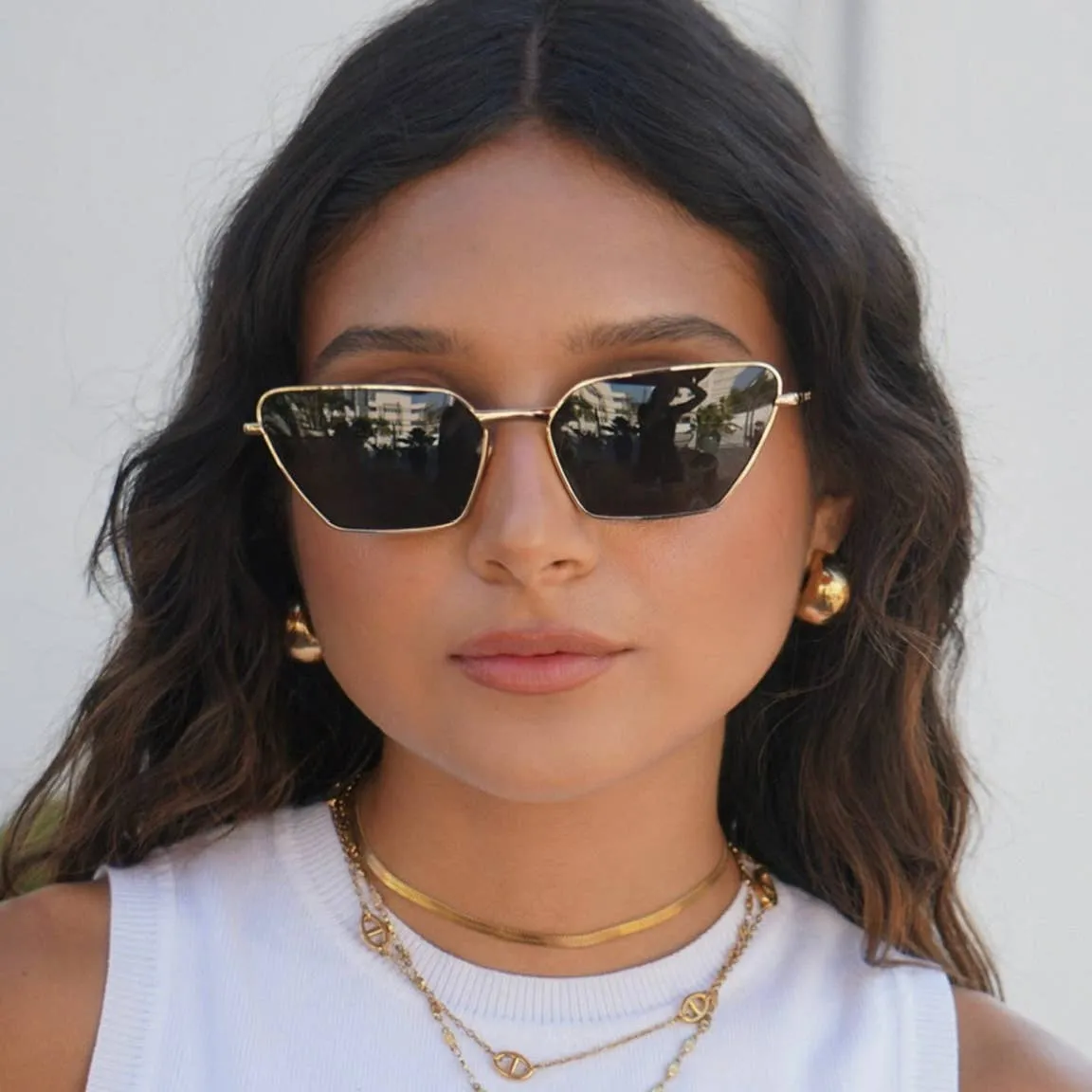 Ellie Vail Water Resistant Jewelry - Kane Dome Drop Earring