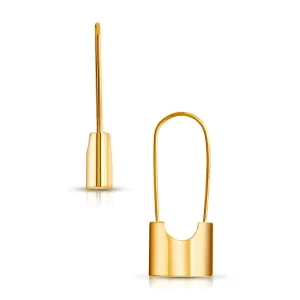 Ellie Vail Water Resistant Jewelry - Londyn Lock Earrings