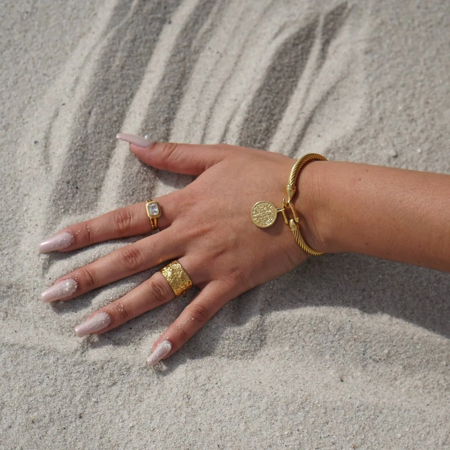 Ellie Vail Water Resistant Jewelry - Maya Coin Bracelet