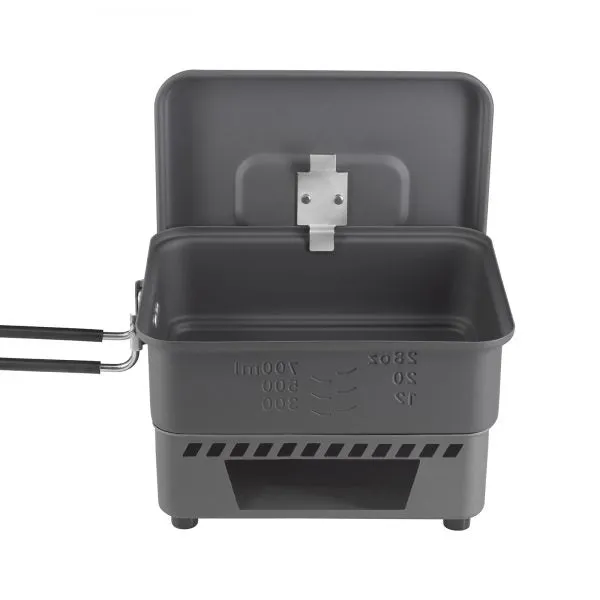 ESBIT Solid Fuel Cookset 1100ML without non-stick coating