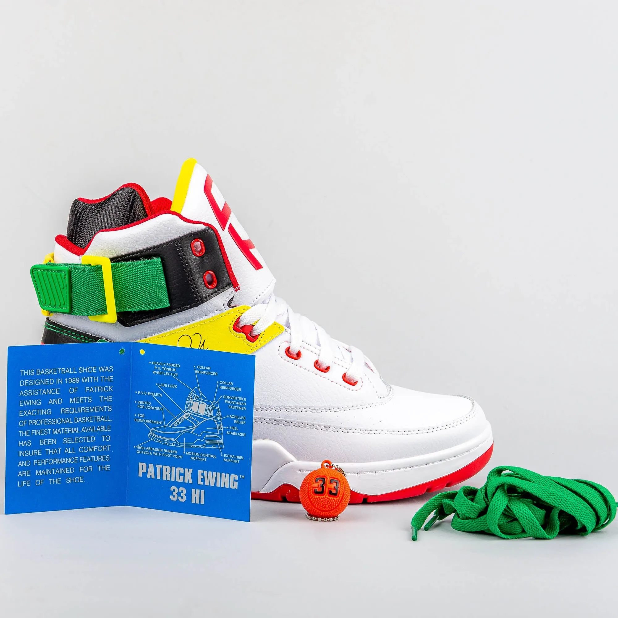 Ewing Athletics 33 HI X SALT-N-PEPA BLACK/JELLY BEAN/CHINESE RED
