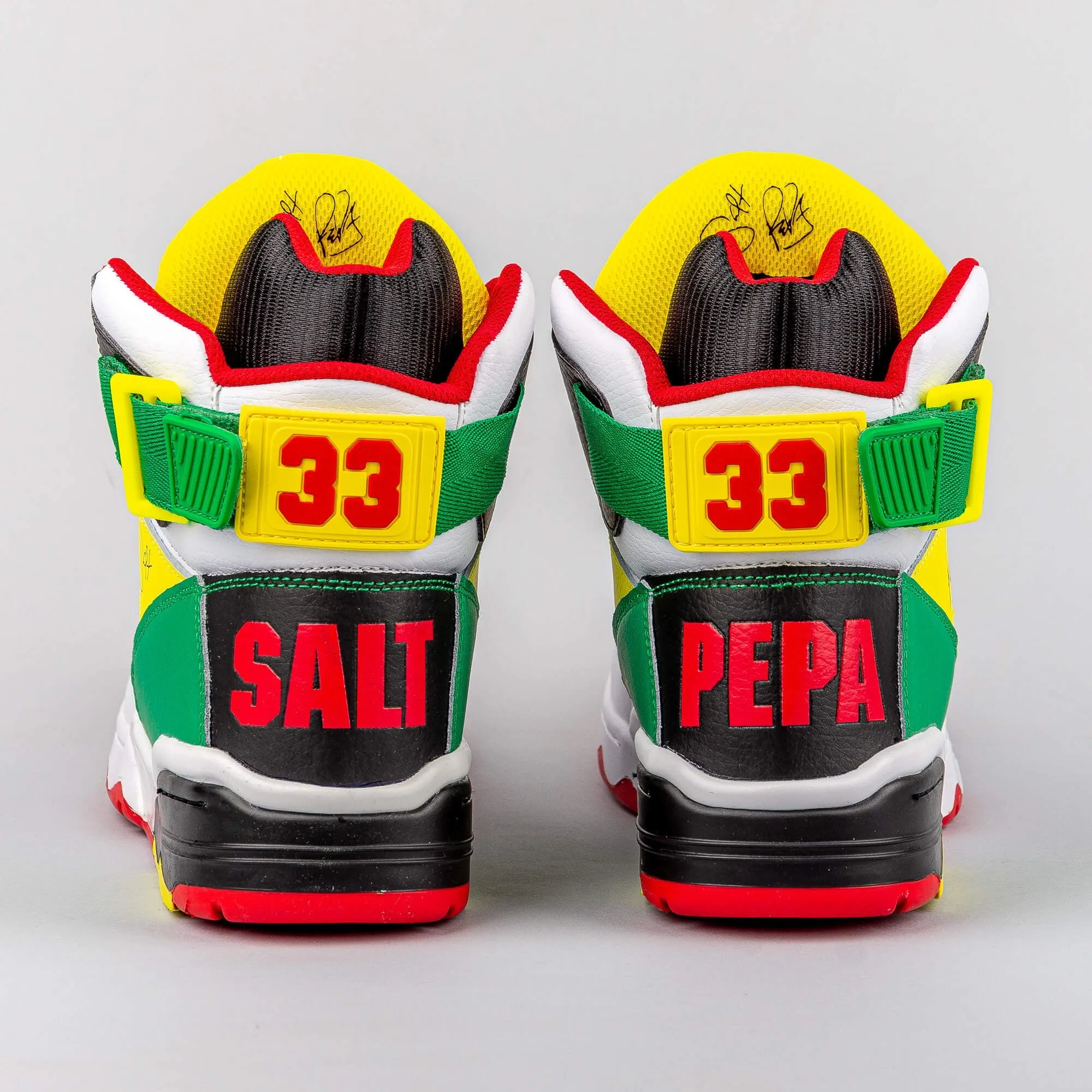 Ewing Athletics 33 HI X SALT-N-PEPA BLACK/JELLY BEAN/CHINESE RED