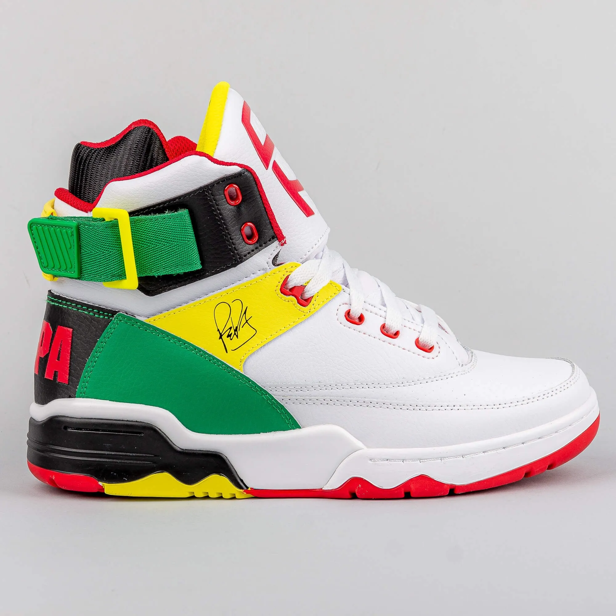 Ewing Athletics 33 HI X SALT-N-PEPA BLACK/JELLY BEAN/CHINESE RED