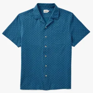 Fair Harbor The Casablanca Camp Shirt - Navy Neptune