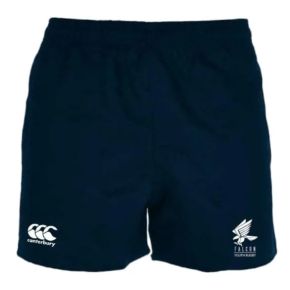 Falcon Youth Rugby Professional Polyester Rugby Short by Canterbury