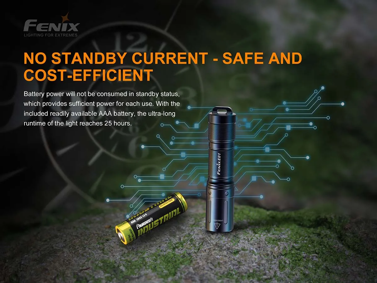 Fenix E01 V2.0 AAA Flashlight 100 Lumens