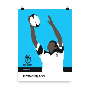 Fiji Rugby Catch Poster
