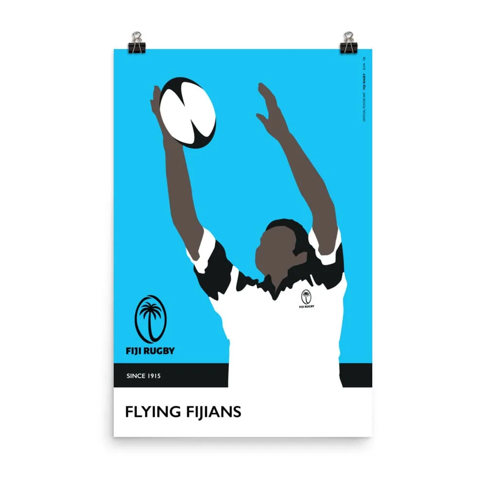 Fiji Rugby Catch Poster