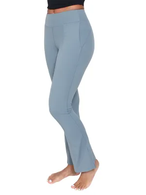 Flared Seam Front City Tights - Lake Blue