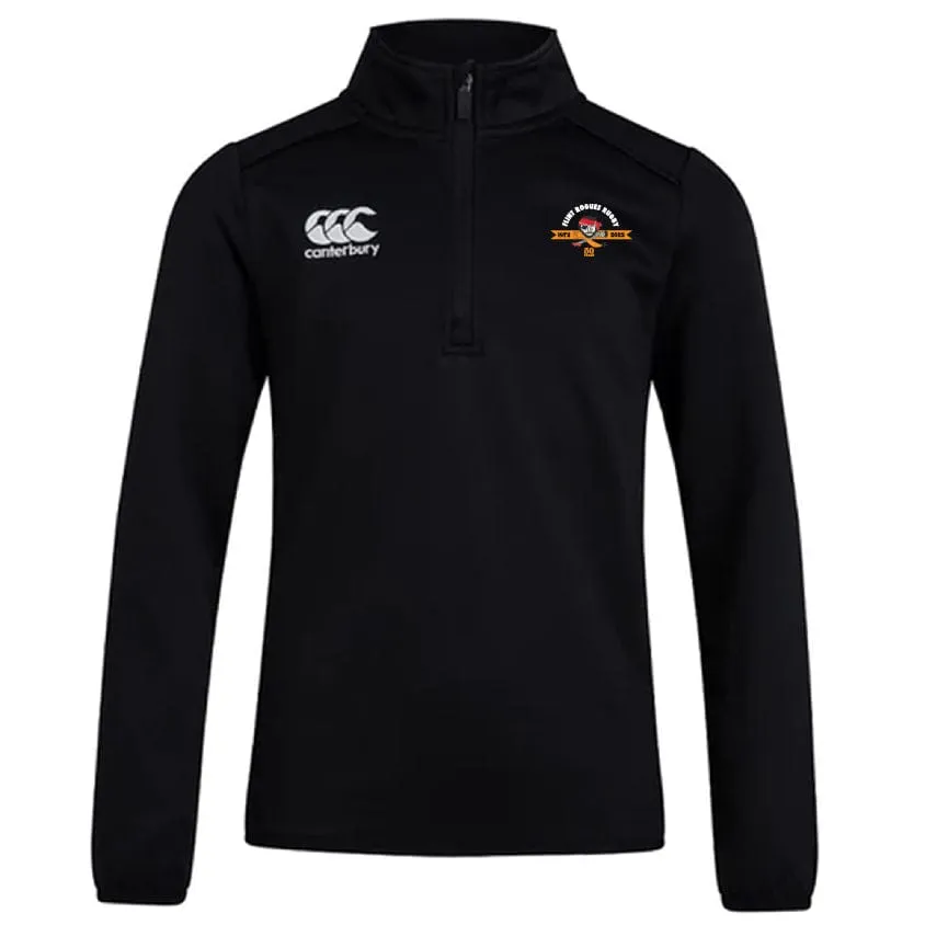 Flint Rogues Club 1/4 Zip Mid Layer Training Top by Canterbury