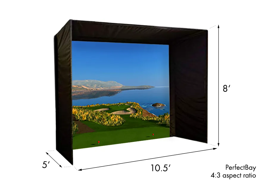 Foresight Sports GCQuad PerfectBay Golf Simulator Package