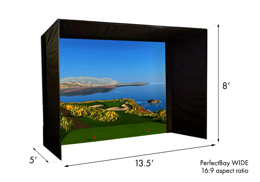Foresight Sports GCQuad PerfectBay Golf Simulator Package