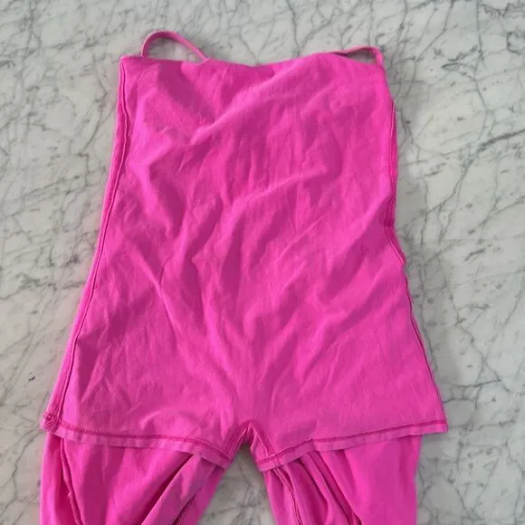 FP Movement Hot Shot Mini Dress Free People Living Magenta Pink Size L